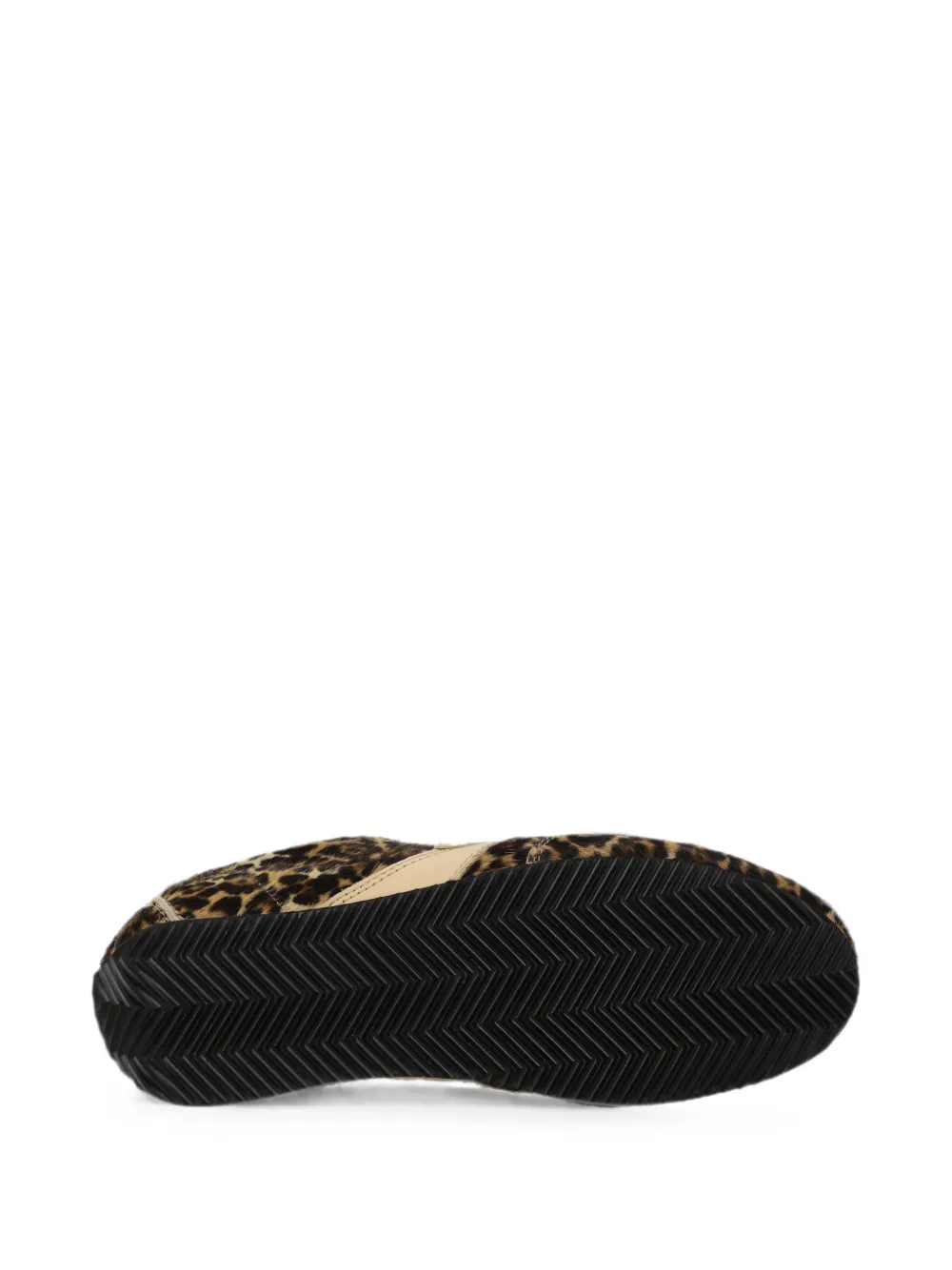 Philippe Model Paris Planche sneakers met luipaardprint Bruin