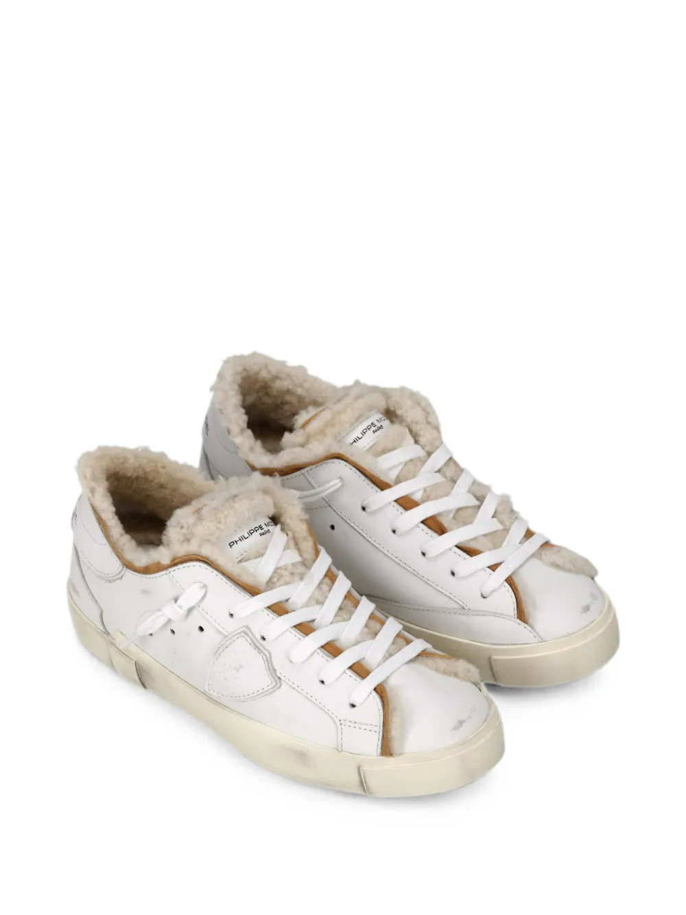 Philippe Model Paris PRSX lammy sneakers Wit