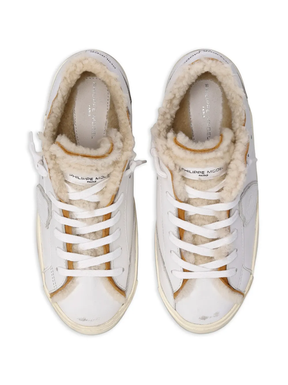 Philippe Model Paris PRSX lammy sneakers Wit