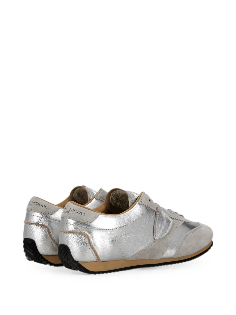 Philippe Model Paris Planche low panelled sneakers Zilver