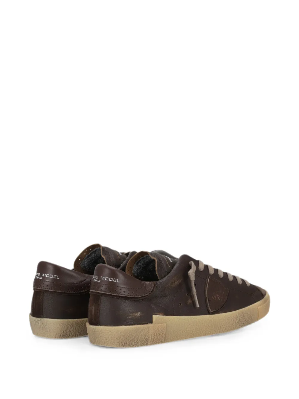 Philippe Model Paris Prsx logo-patch sneakers Bruin