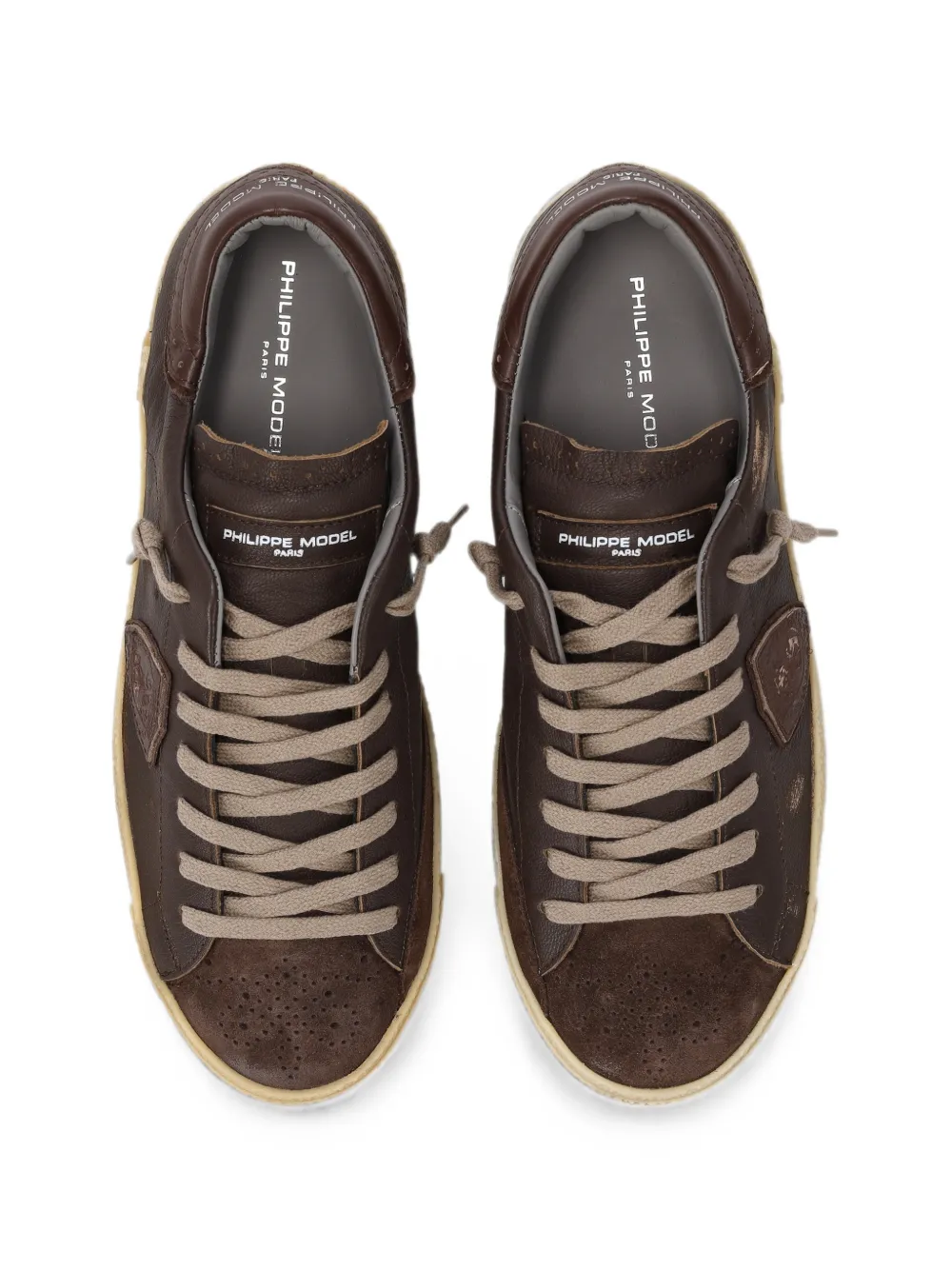 Philippe Model Paris Prsx logo-patch sneakers Bruin