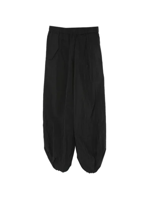 A.M.G. drawstring-hem track pants