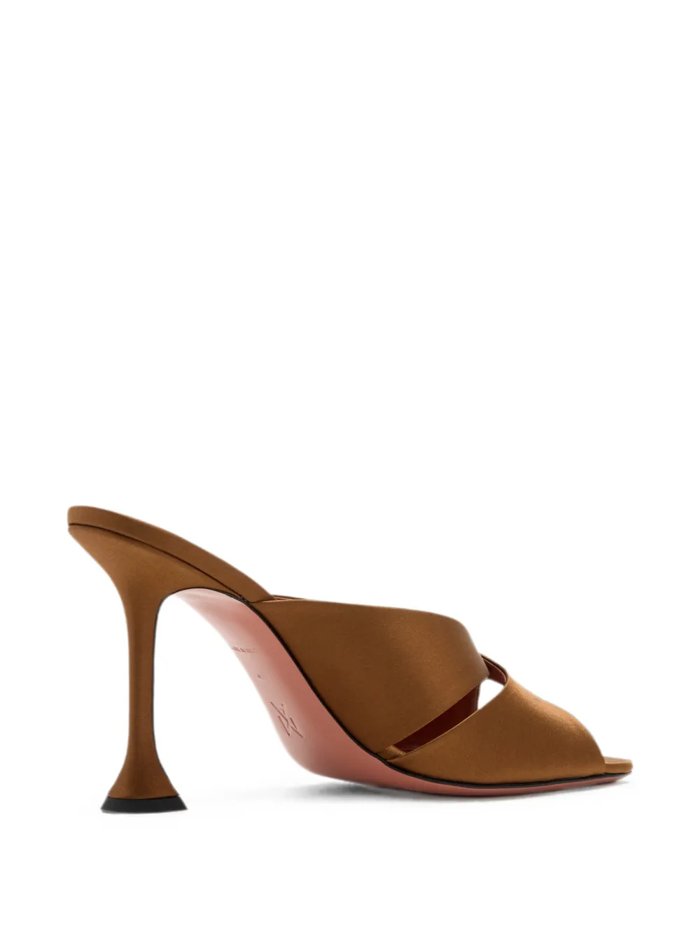 Amina Muaddi Salma crossover-strap mules Bruin