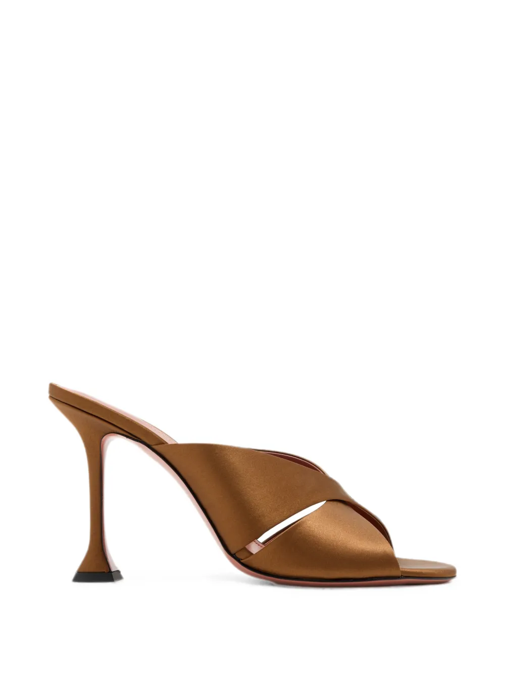 Amina Muaddi Salma crossover-strap mules Bruin