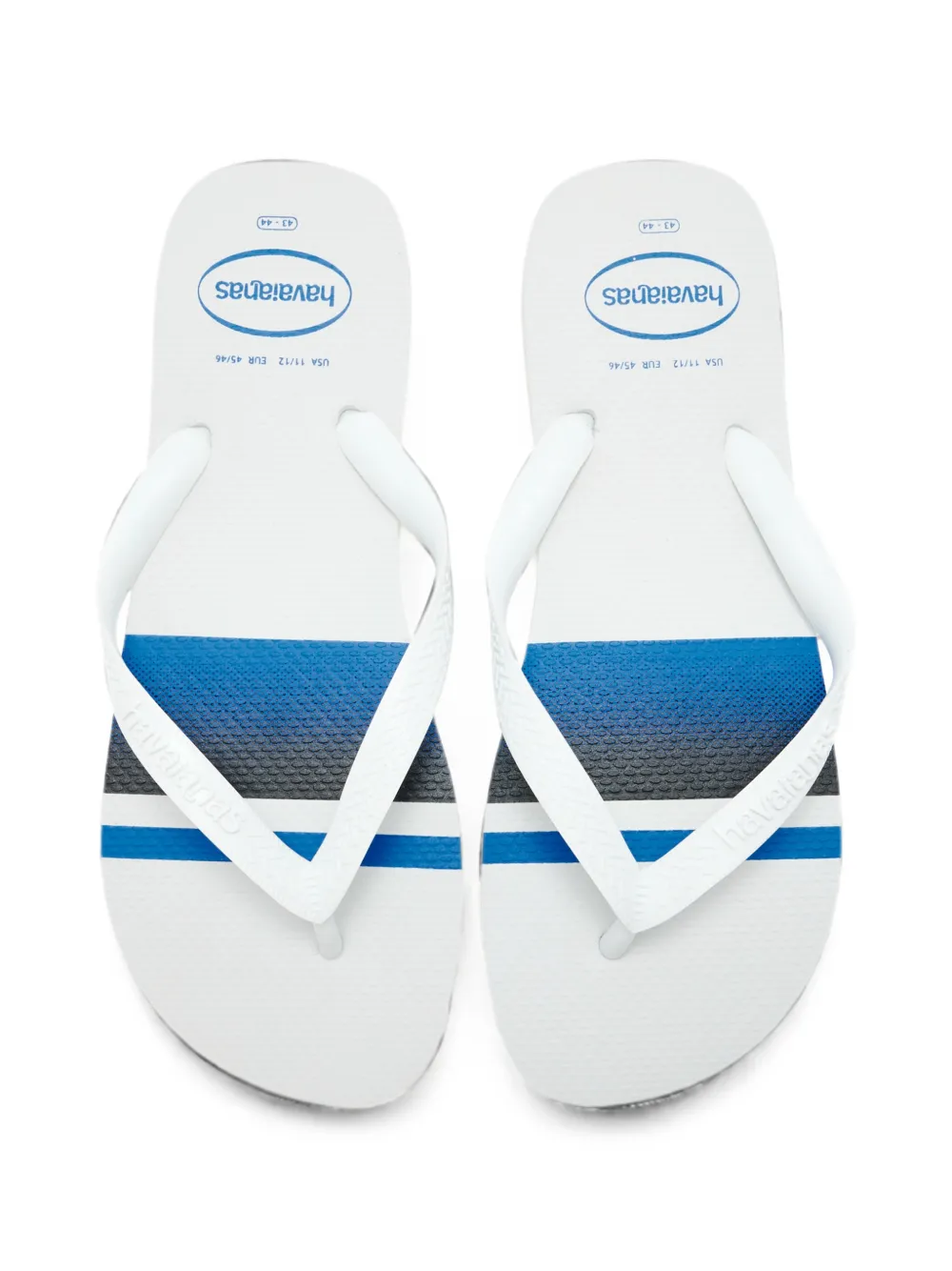 Havaianas Top Basic teenslippers met logo-reliëf Wit
