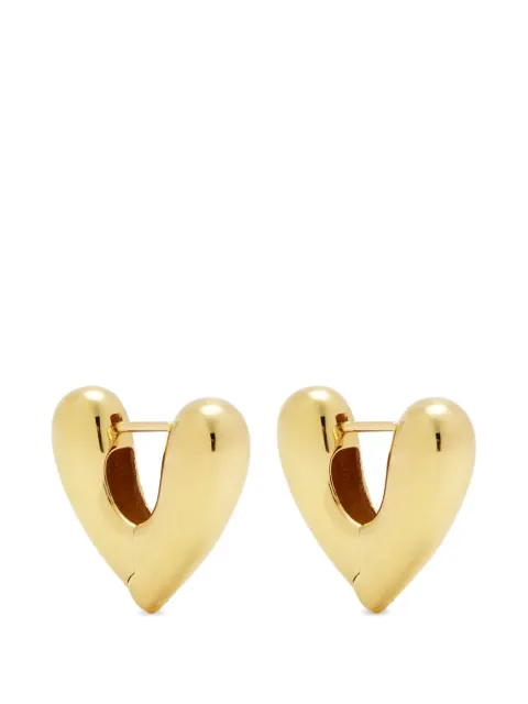 Annika Inez heart-shaped hoop earrings