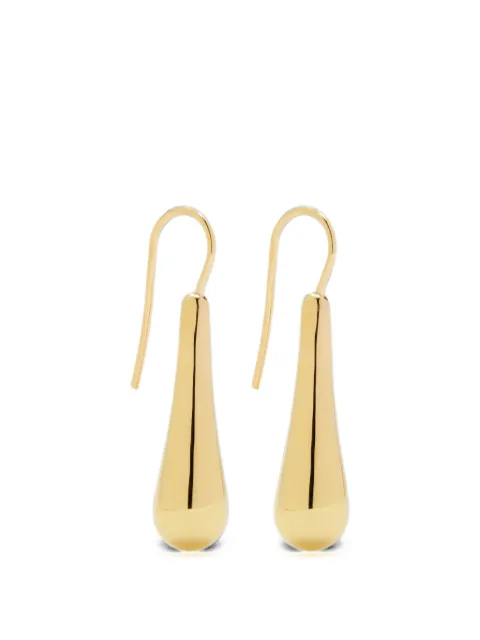 Annika Inez teardrop-pendant hook earrings