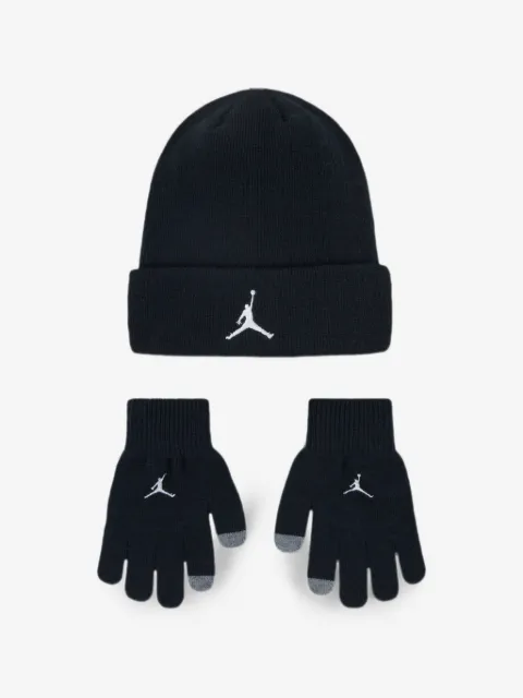 Jordan Kids set de guantes y gorro Jumpman