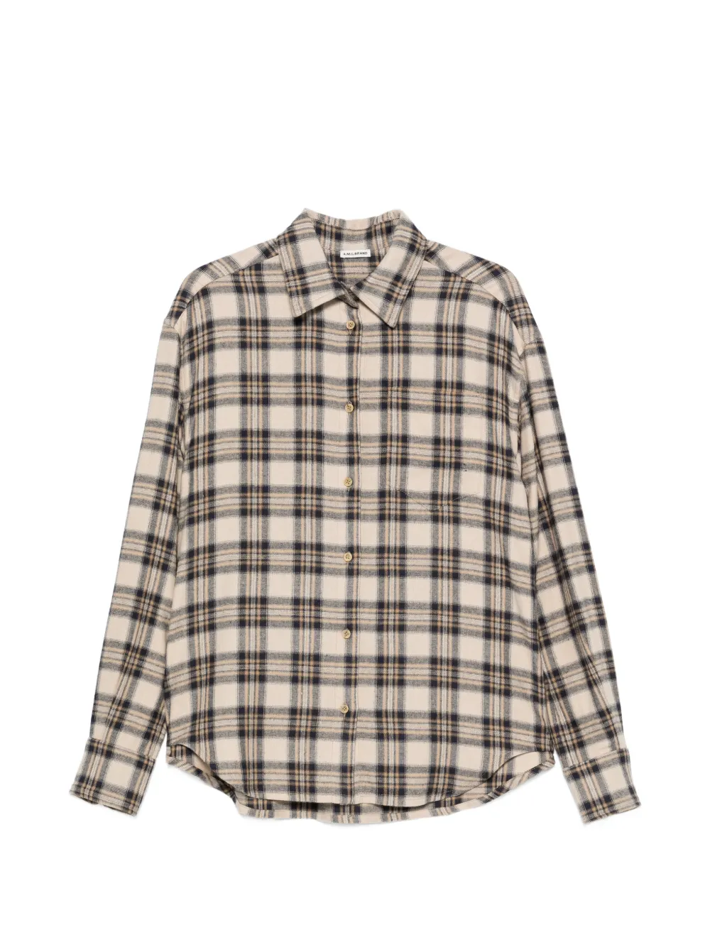 A.M.G. Camicia a quadri - Toni neutri