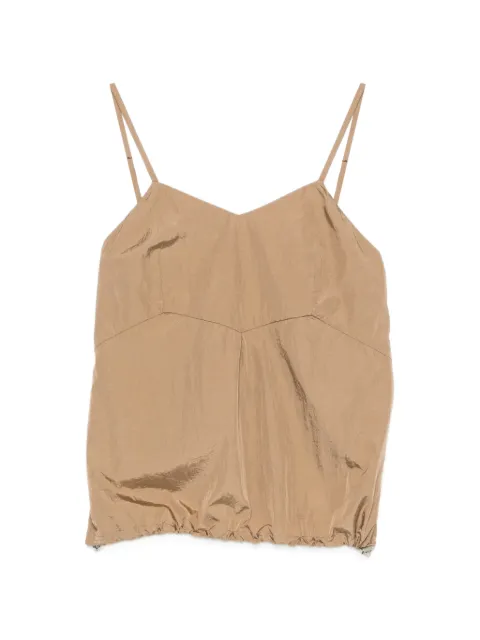 A.M.G. V-neck spaghetti-strap top