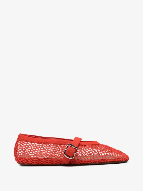 Alaïa buckle-strap ballet flats