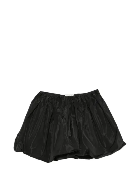 A.M.G. pleated puff mini skirt