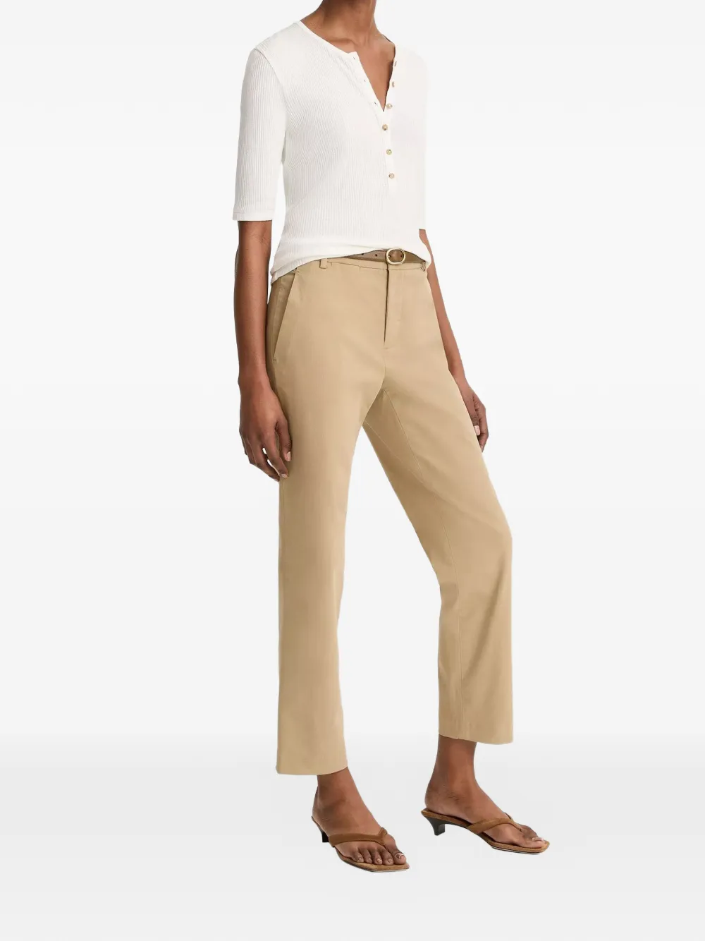 Vince Avery stretch broek Beige
