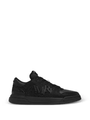 Prada Prax 2.0 logo-plaque Leather Sneakers | Black | FARFETCH CH