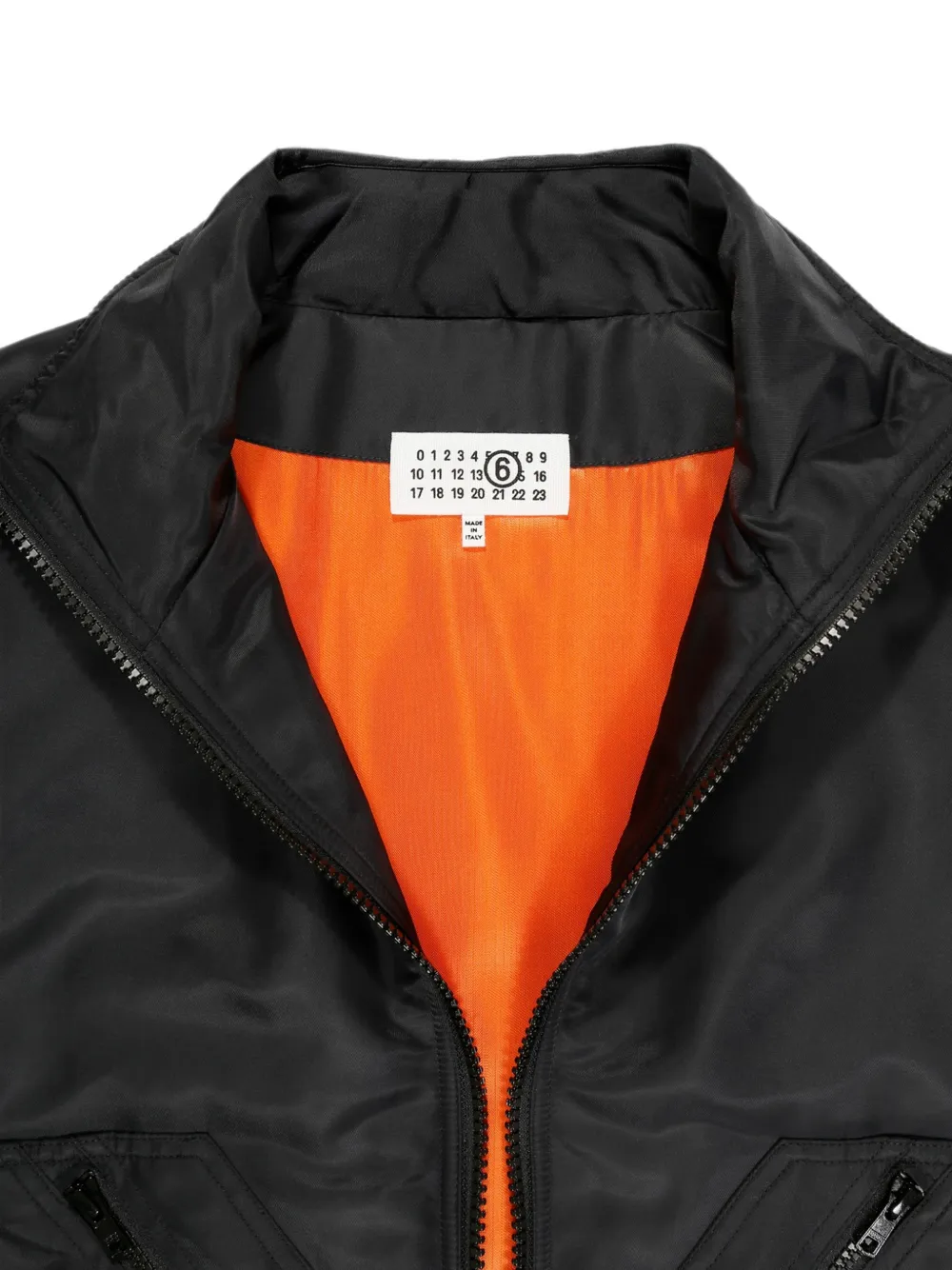 MM6 Maison Margiela Bodywarmer met rits Zwart