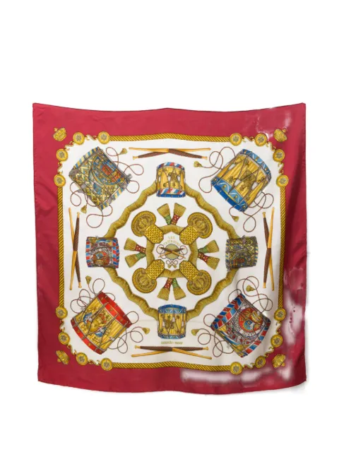 Hermès Pre-Owned 1989 Les Tambours silk scarf