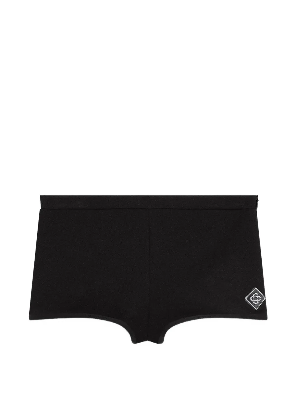 Casablanca Shorts met logoplakkaat Zwart