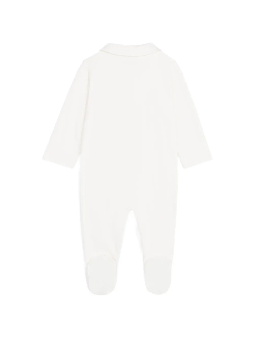 Roberto Cavalli Junior Romper met Peter Pan-kraag en logo-print Beige