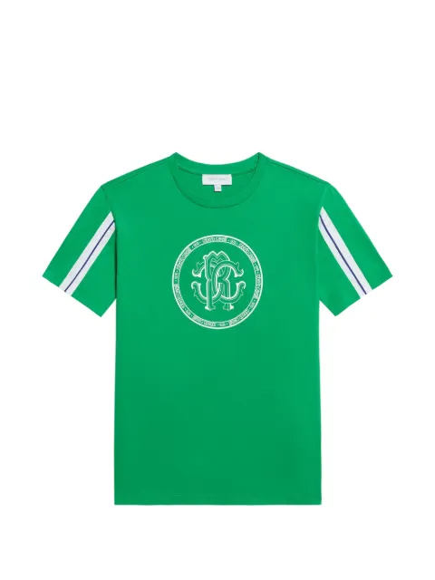 Roberto Cavalli Junior logo-print cotton T-shirt