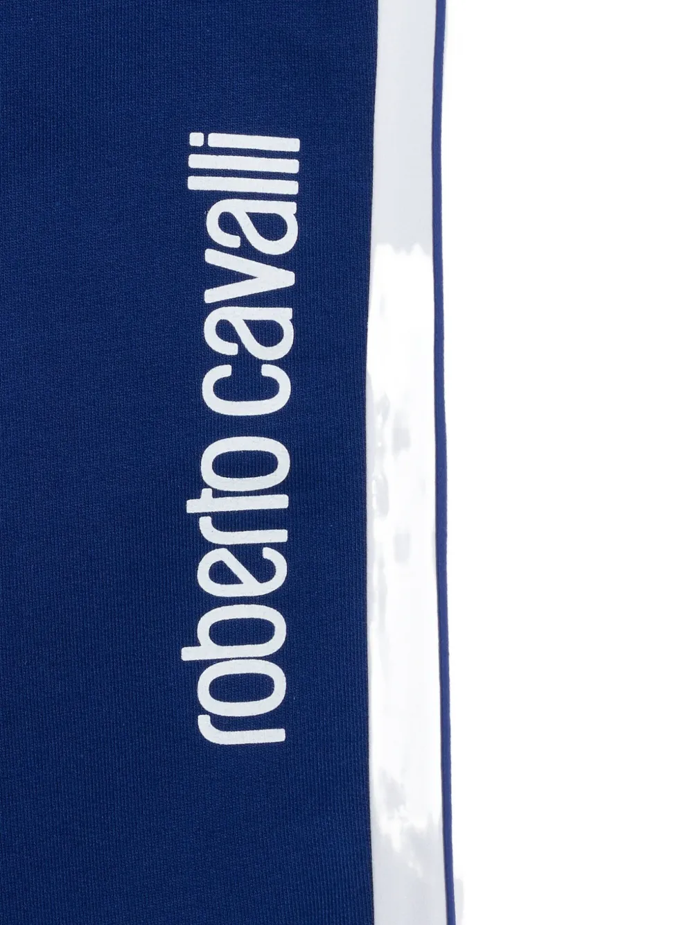 Roberto Cavalli Junior Trainingsbroek met logoprint Blauw