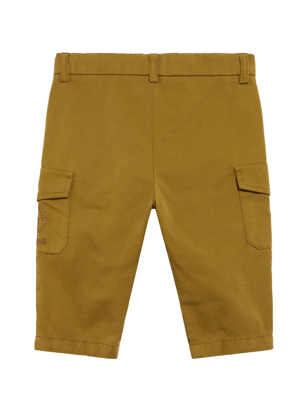 Roberto Cavalli Junior Broek met geborduurd logo Bruin