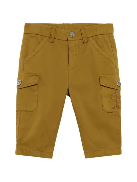 Roberto Cavalli Junior logo-embroidered trousers