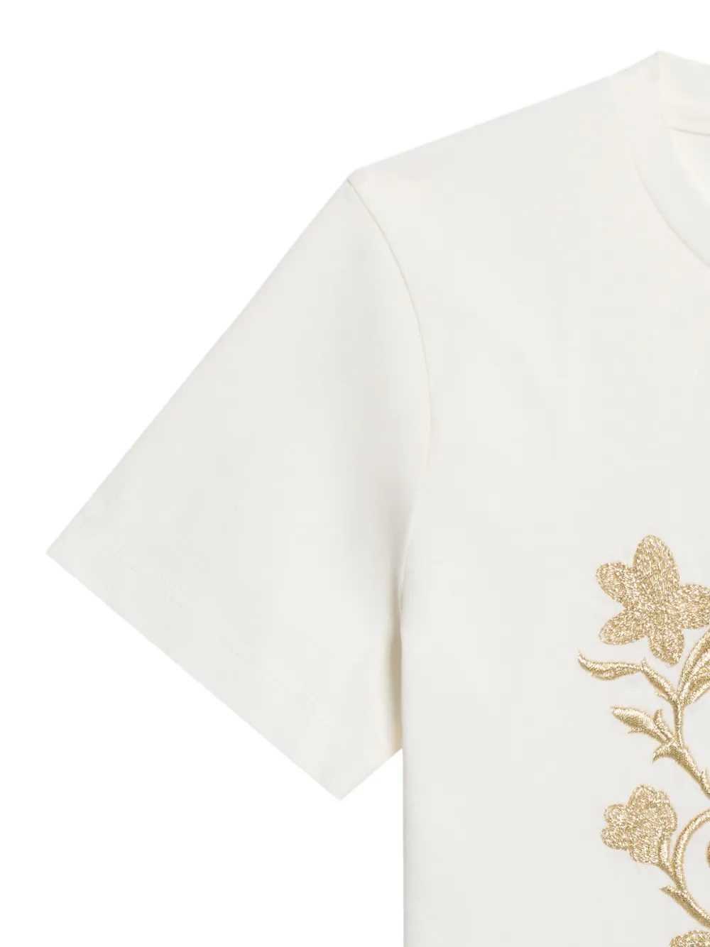 Roberto Cavalli Junior Katoenen T-shirt Beige