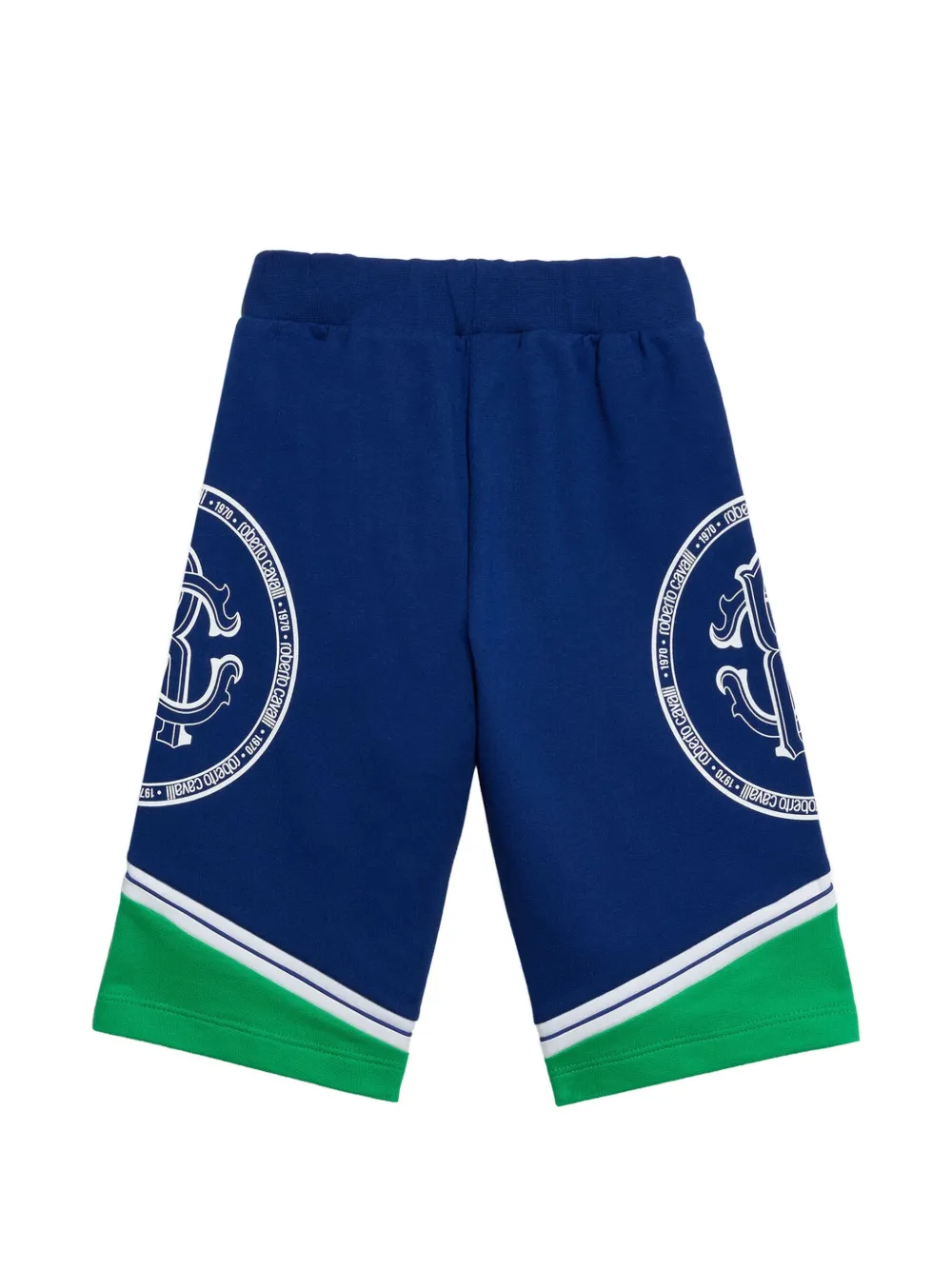 Roberto Cavalli Junior Trainingsbroek met logoprint Blauw