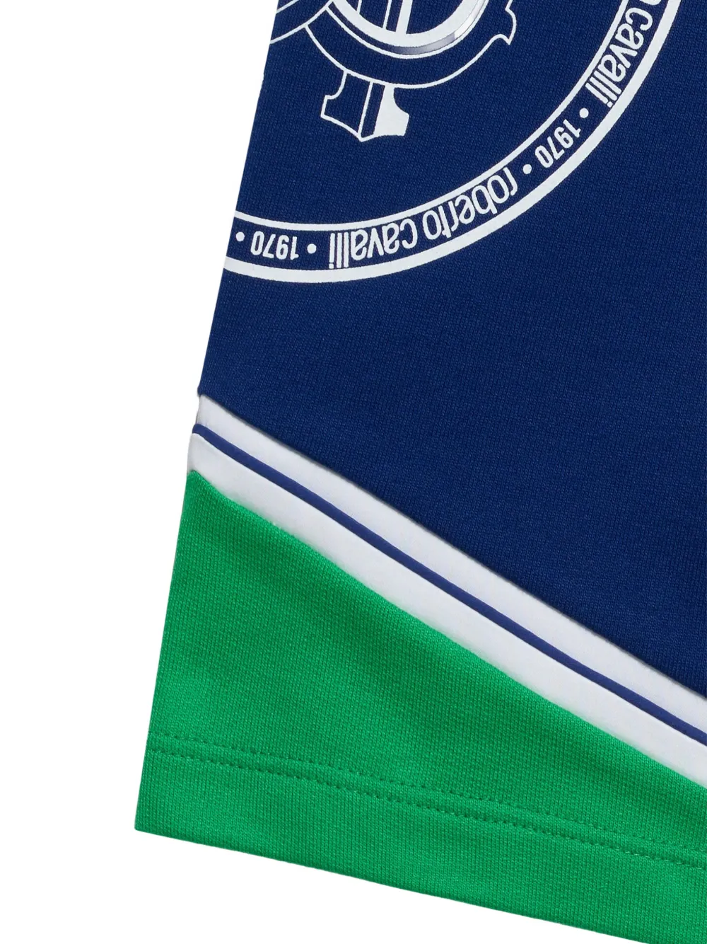 Roberto Cavalli Junior Trainingsbroek met logoprint Blauw