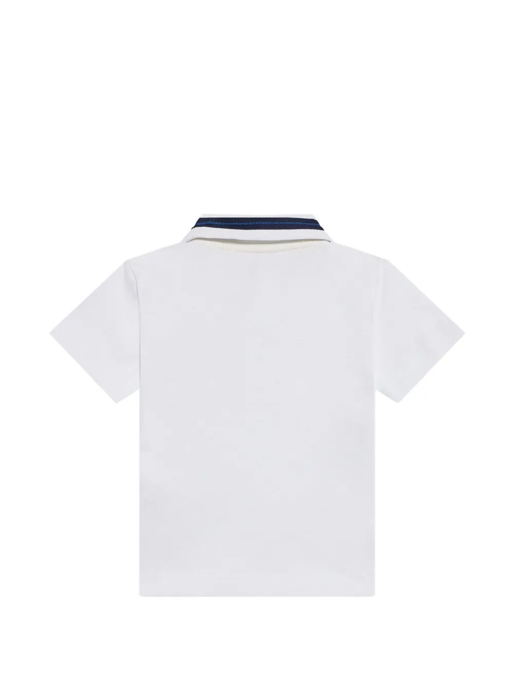 Roberto Cavalli Junior Poloshirt met logoprint Wit
