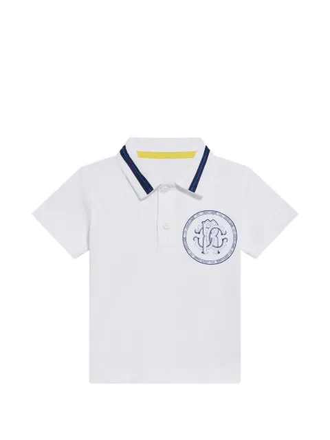 Roberto Cavalli Junior logo-print polo shirt