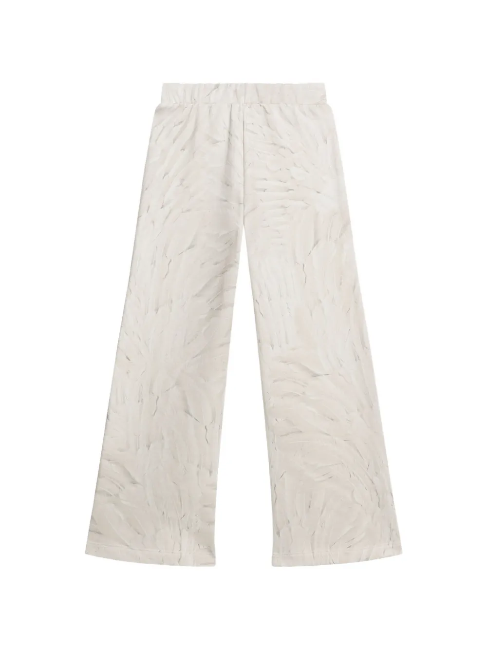 Roberto Cavalli Junior Trainingsbroek met verenprint Beige