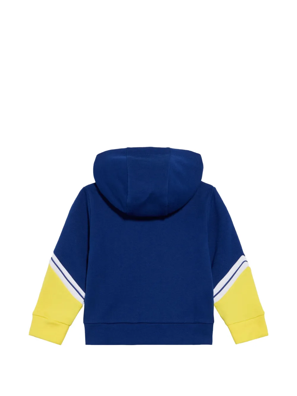 Roberto Cavalli Junior Hoodie met rits en monogramprint Blauw