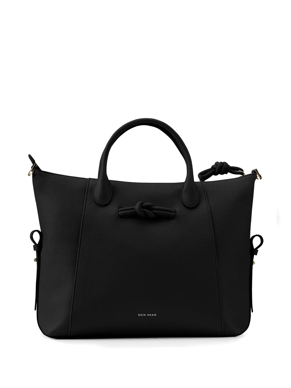 Esin Akan Wimbledon leather backpack - Schwarz
