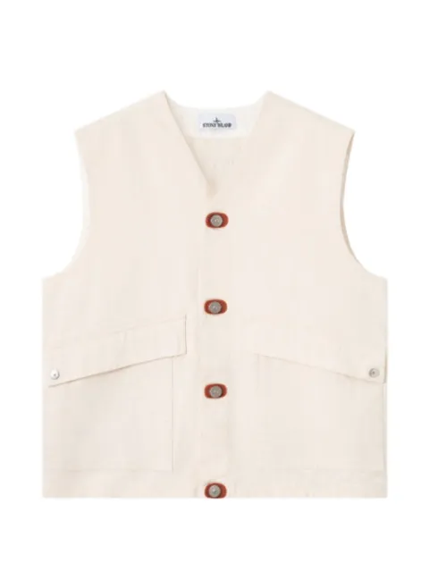 Stone Island button-up cargo gilet