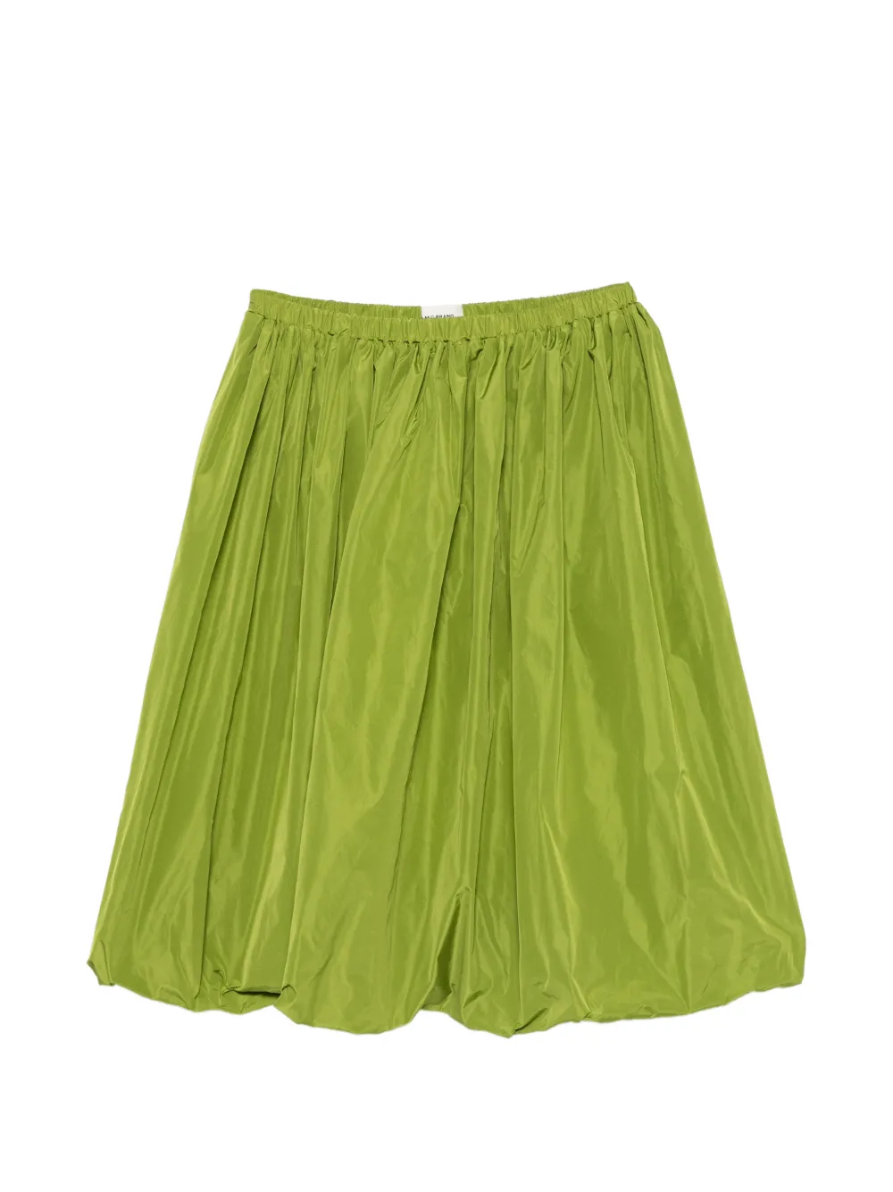 A.M.G. gathered balloon-hem skirt - Grün