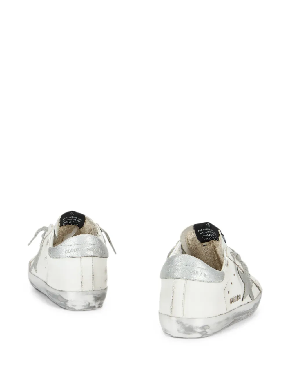 Golden Goose Super-Star distressed-effect sneakers Wit
