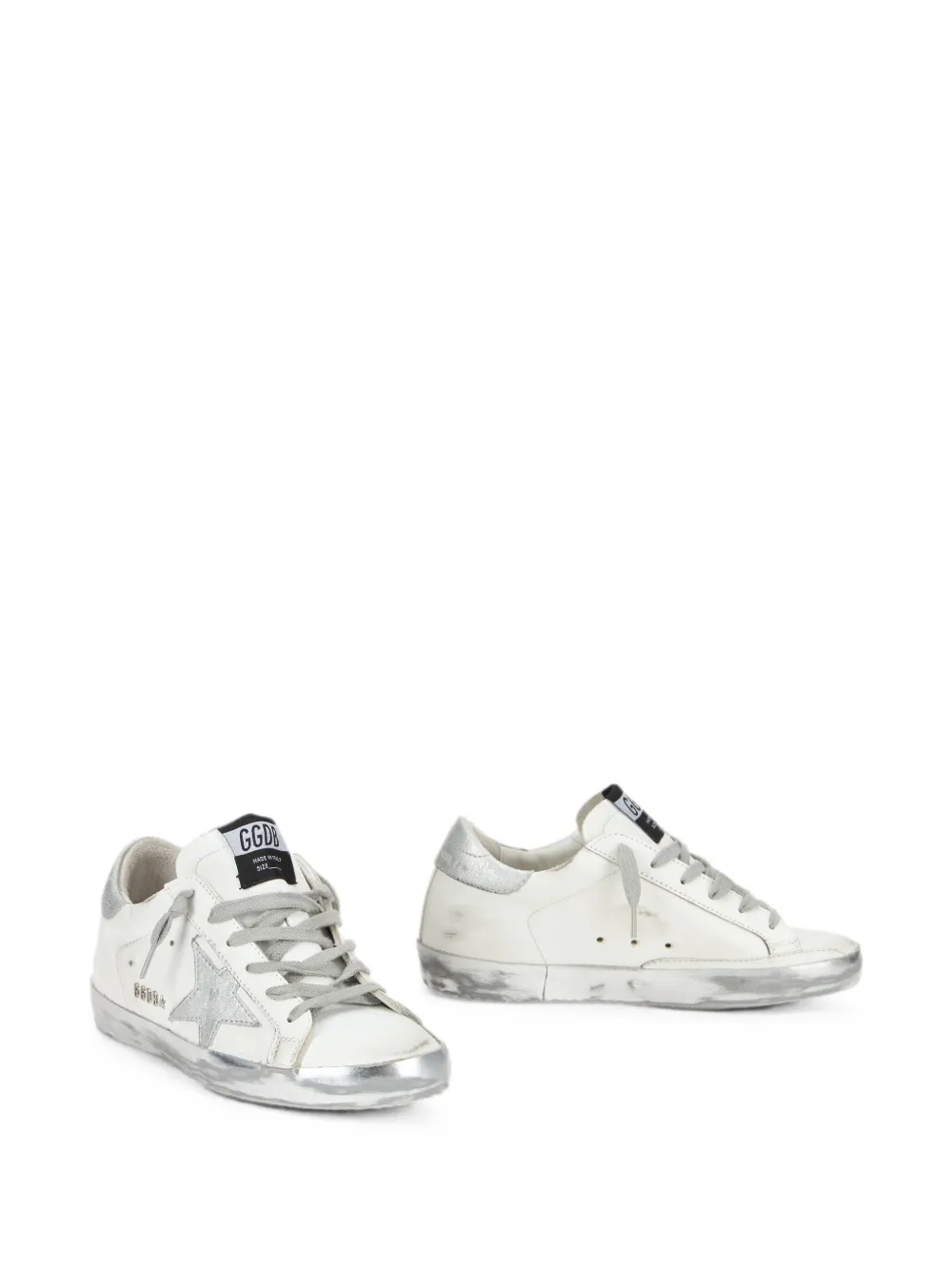 Golden Goose Super-Star distressed-effect sneakers Wit