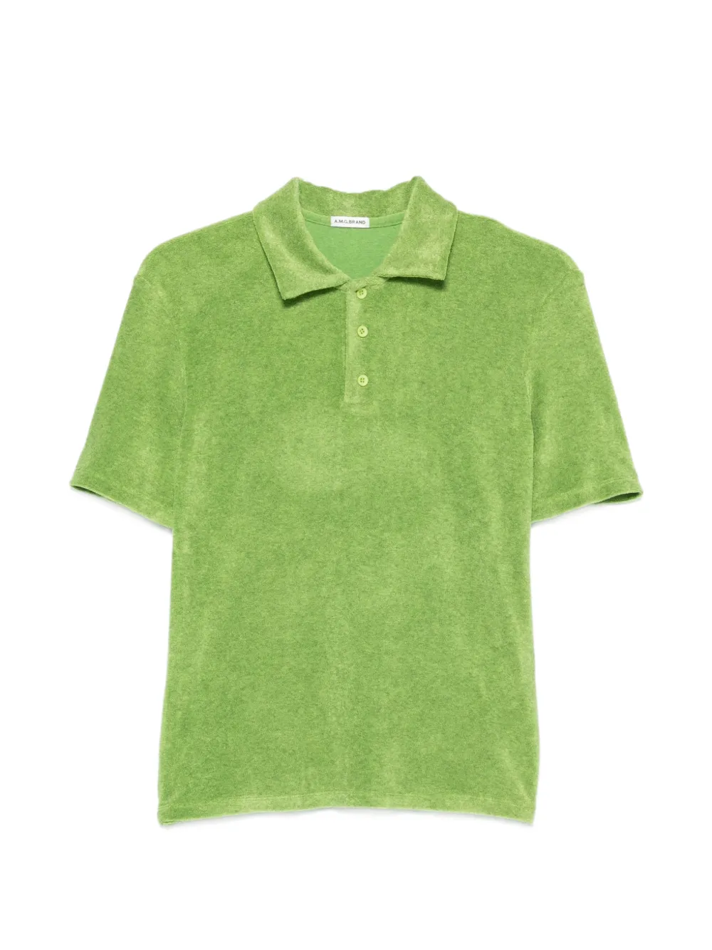 A.M.G. Polo con applicazione laterale - Verde