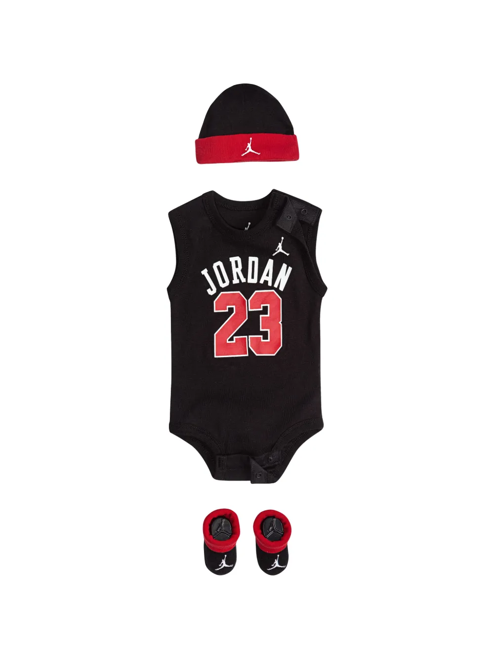 Jordan Kids Set 3 pezzi Jumpman con logo - Nero