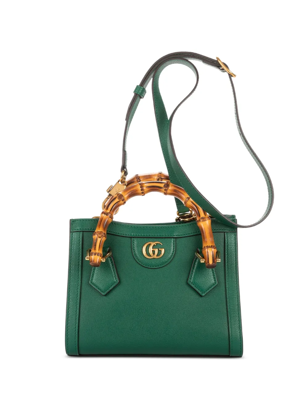 Gucci Pre-Owned Diana bamboo tote bag - Verde