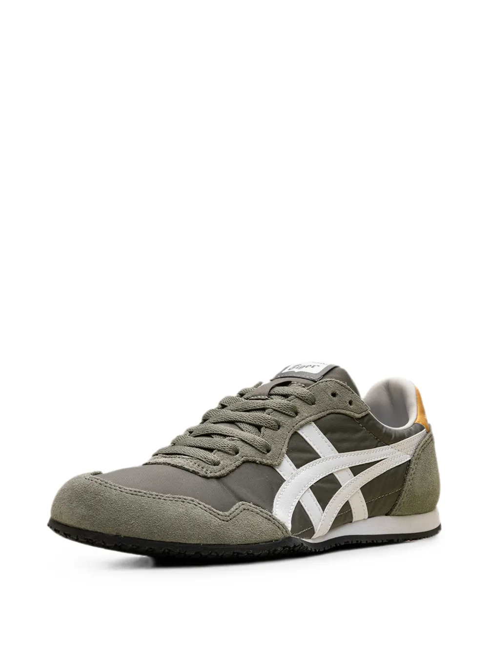 Onitsuka Tiger Serrano suede-panel sneakers Groen
