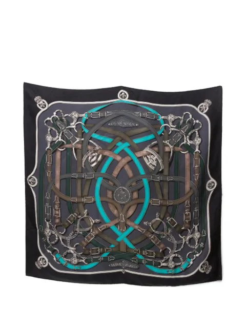 Hermès Pre-Owned 1981 Cavalcadour silk scarf
