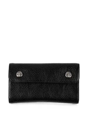 Chrome Hearts Mini Leather Wallet | Black | FARFETCH CA