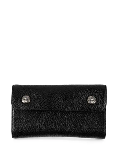 Chrome Hearts Big Wave zip-pocket wallet