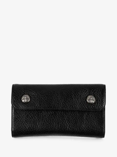 Chrome Hearts Big Wave zip-pocket wallet