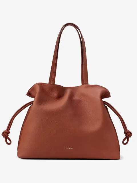 Esin Akan large Emma leather tote bag
