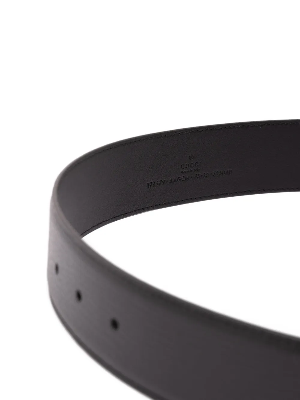 Gucci Dionysus leren riem Zwart