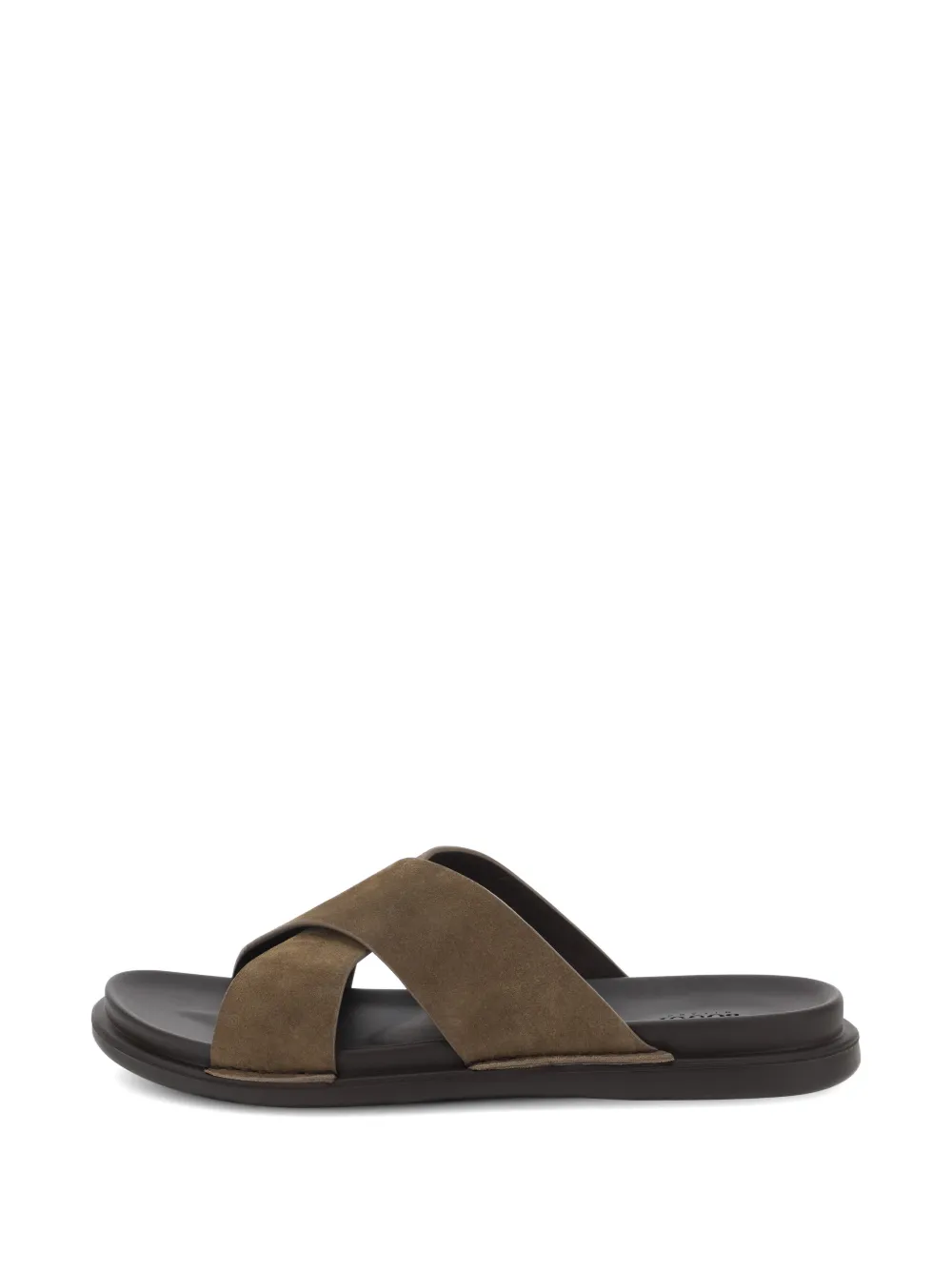 Boggi Milano crossover-strap suede sandals - Braun